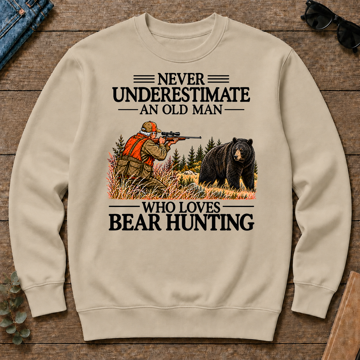 Never Underestimate An Old Man Bear Hunting - sand - CS2D-Sand