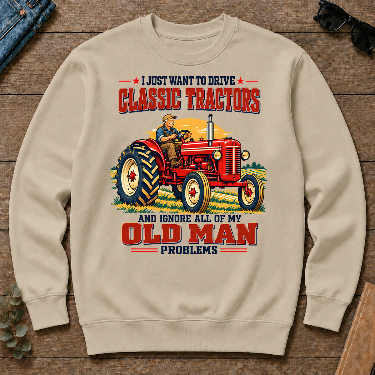 I Just Want To Drve Classic Tractors & Ignore All Old Man Problems - sand - CS2D-Sand