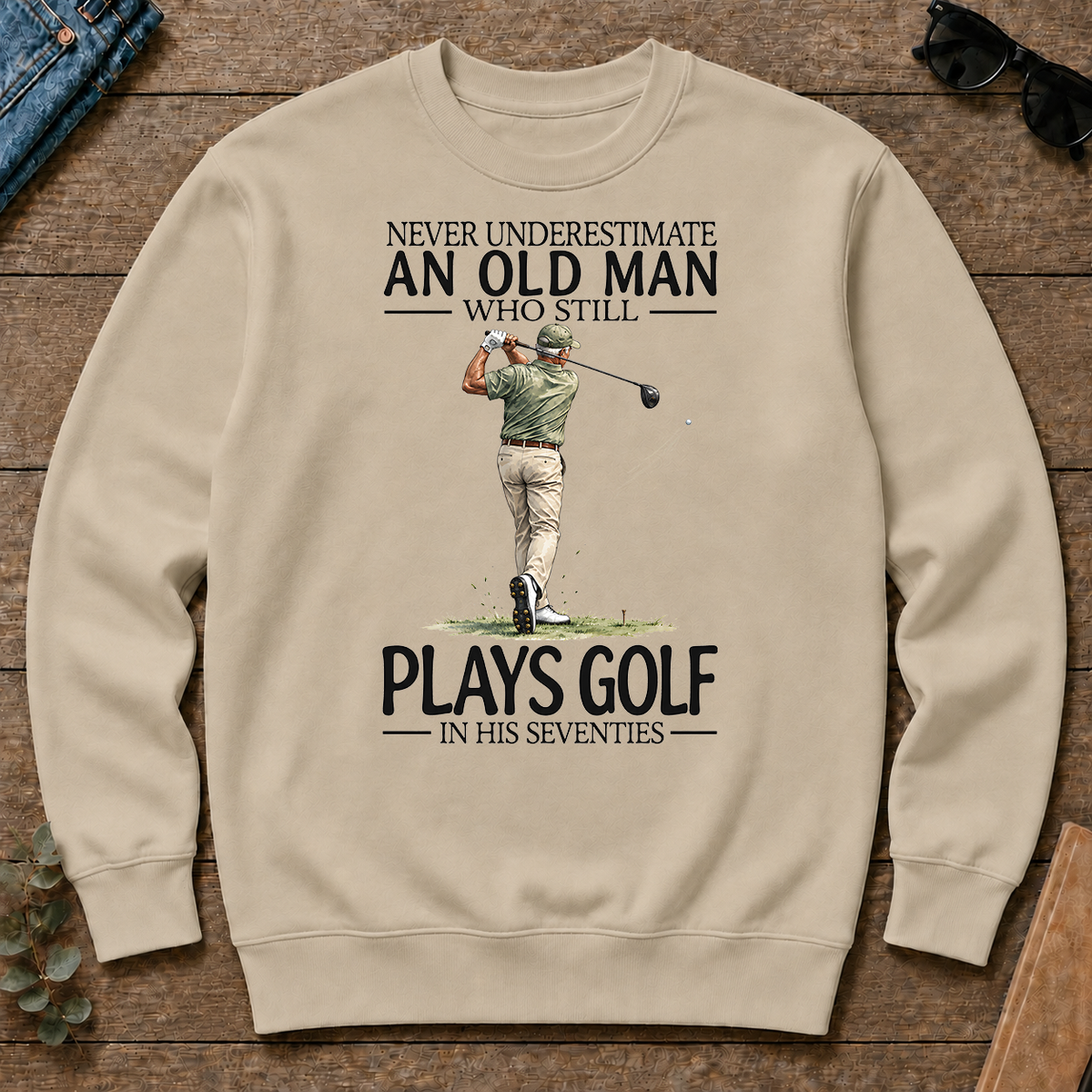 An Old Man Who Still Plays Golf In His Seventies - sand - CS2D-Sand