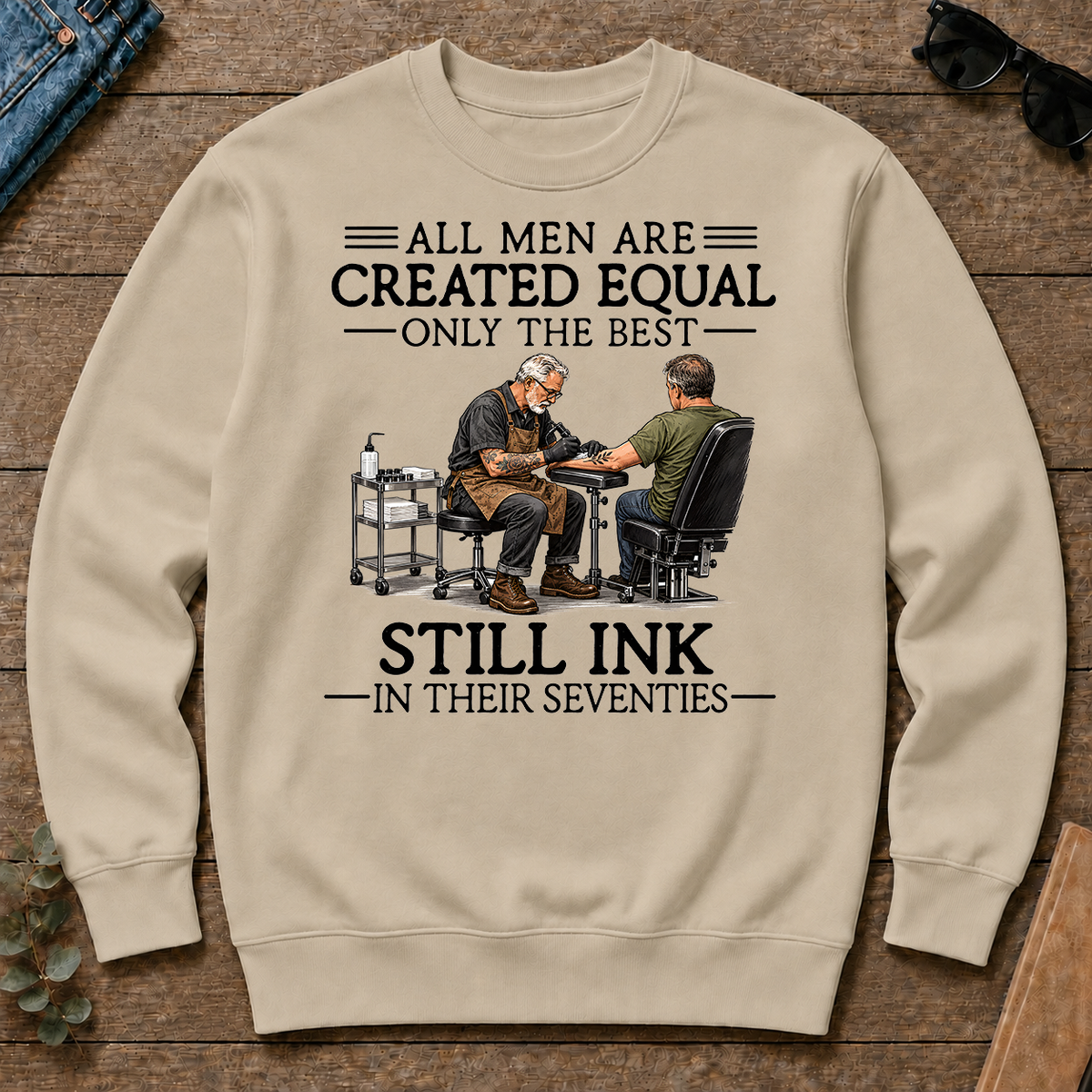 All Men Are Created Equal Only The Best Still Ink 70s - sand - CS2D-Sand