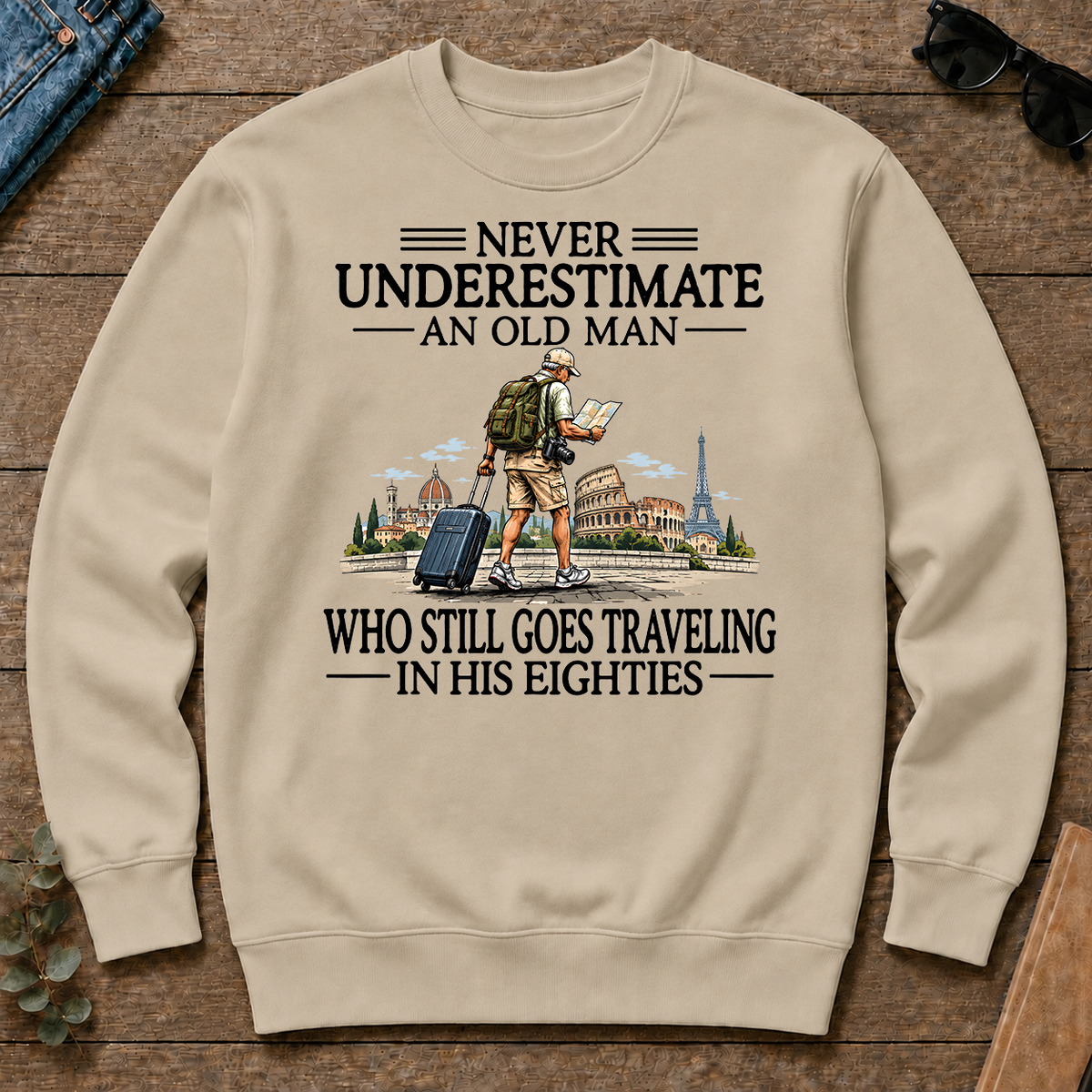 Never Underestimate An Old Man Traveling 80s - sand - CS2D-Sand