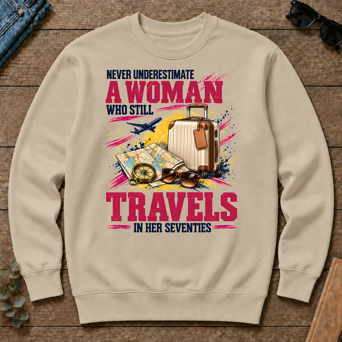 A Woman Still Travels In Her Seventies - sand - CS2D-Sand