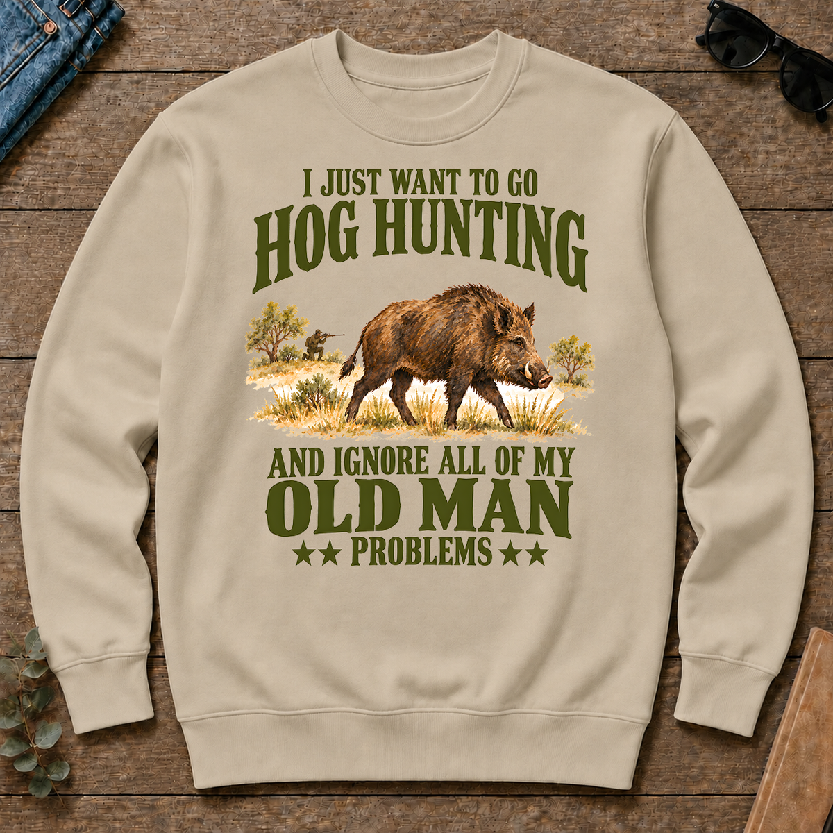 I Just Want To Go Hog Hunting Vector - sand - CS2D-Sand