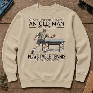 An Old Man Who Still Plays Table Tennis In His Seventies - sand - CS2D-Sand