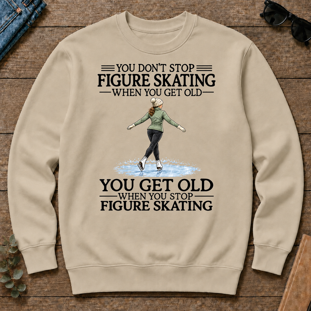 Don't Stop Figure Skating Woman - sand - CS2D-Sand
