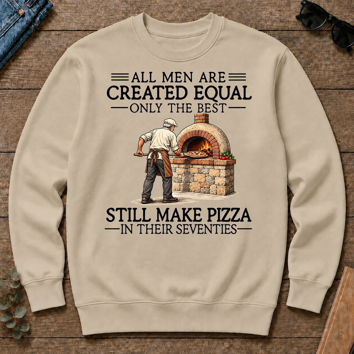 All Men Are Created Equal Only The Best Still Make Pizza 70s - sand - CS2D-Sand