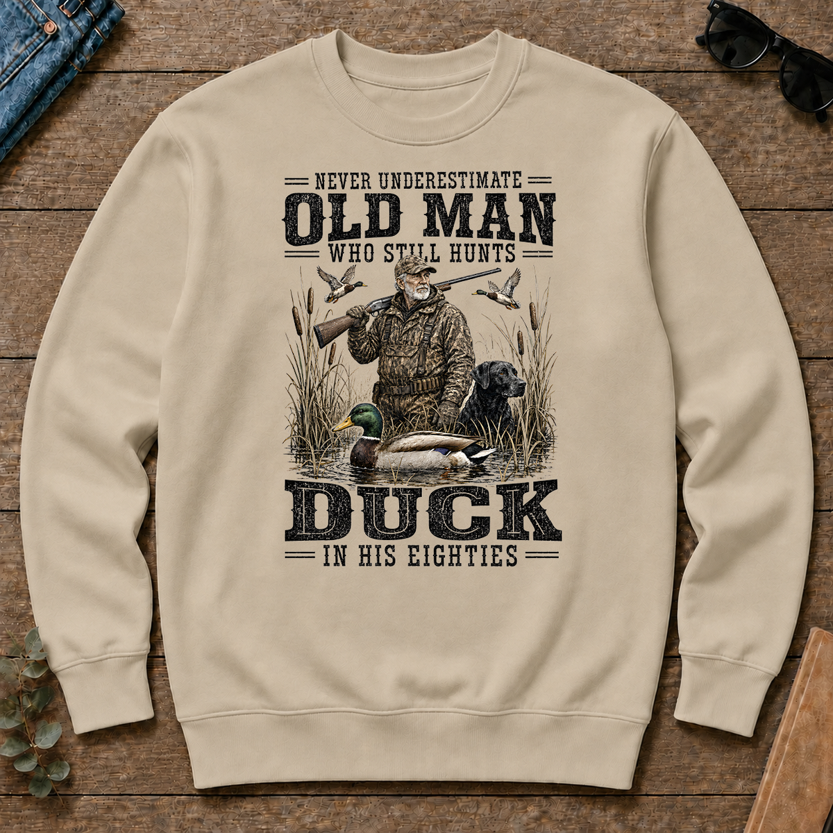 Old Man Hunting Duck In His Eighties - sand - CS2D-Sand
