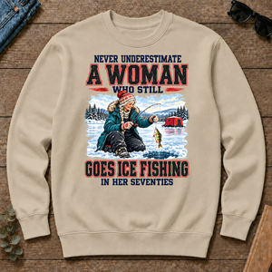 Never Underestimate A Woman Still Go Ice Fishing - sand - CS2D-Sand