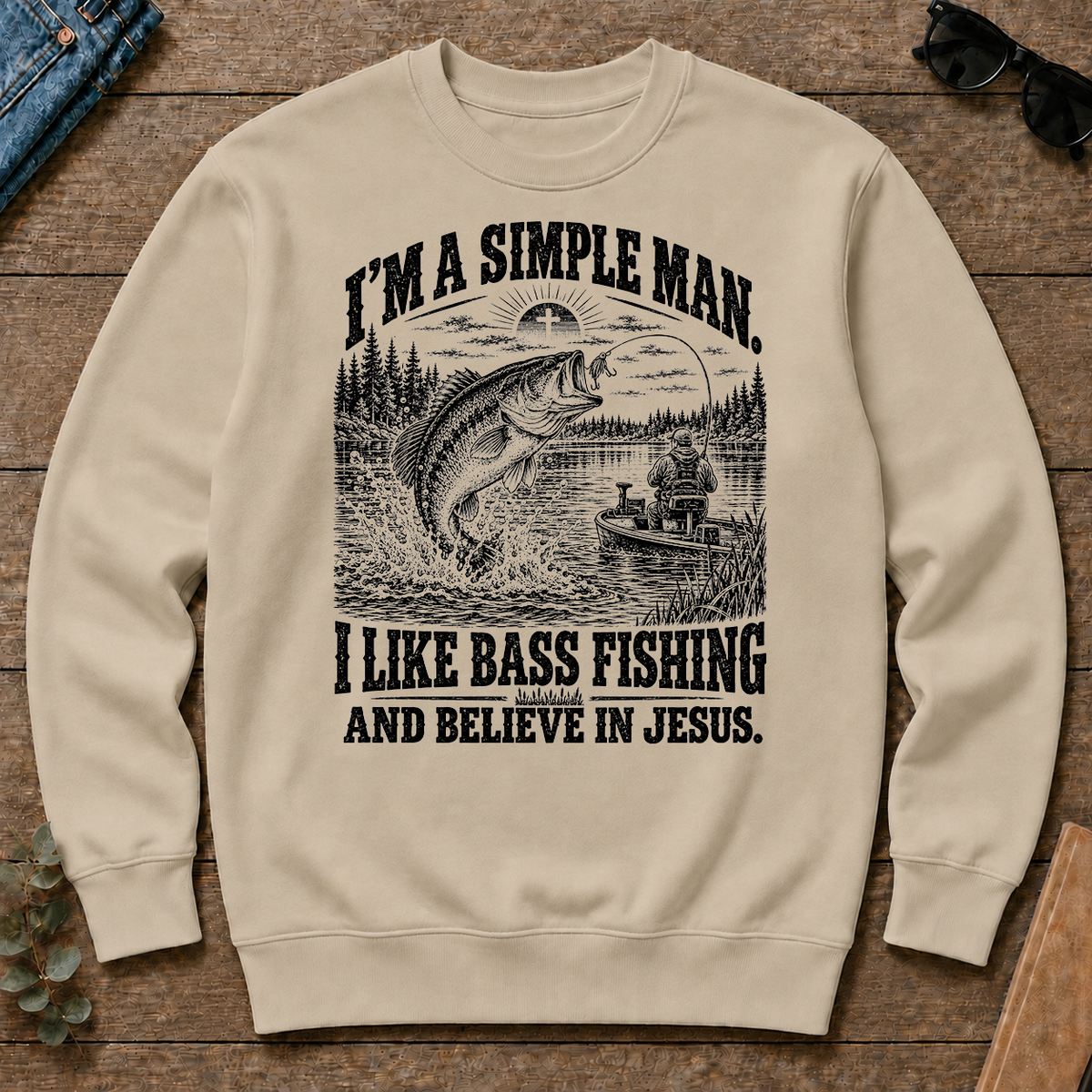 I like Bass Fishing Believe In Jesus - sand - CS2D-Sand