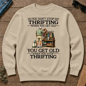 Don't Stop Thrifting Vintage Art - sand - CS2D-Sand
