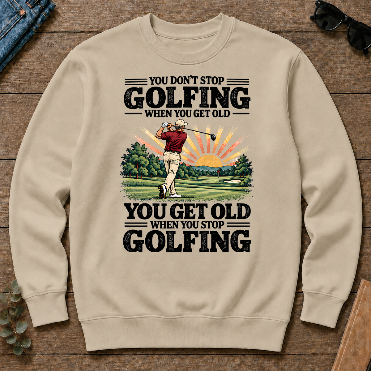 You Get Old When You Stop Golfing - sand - CS2D-Sand