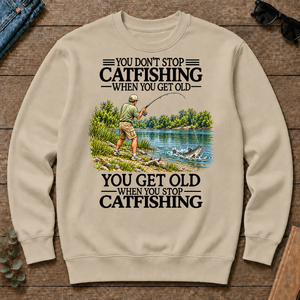 Don't Stop Cat Fishing Vintage - sand - CS2D-Sand