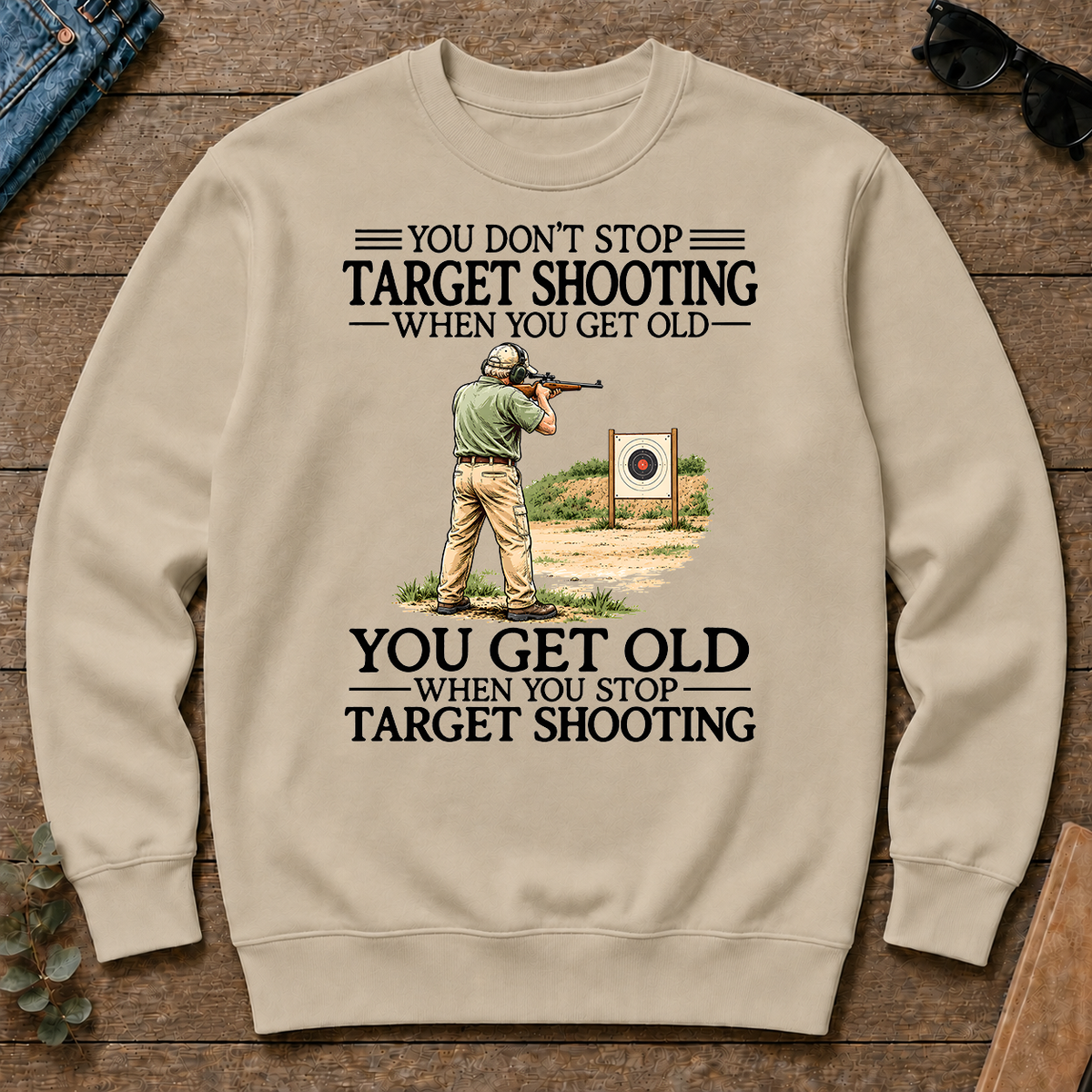 Don't Stop Target Shooting Vintage Art - sand - CS2D-Sand