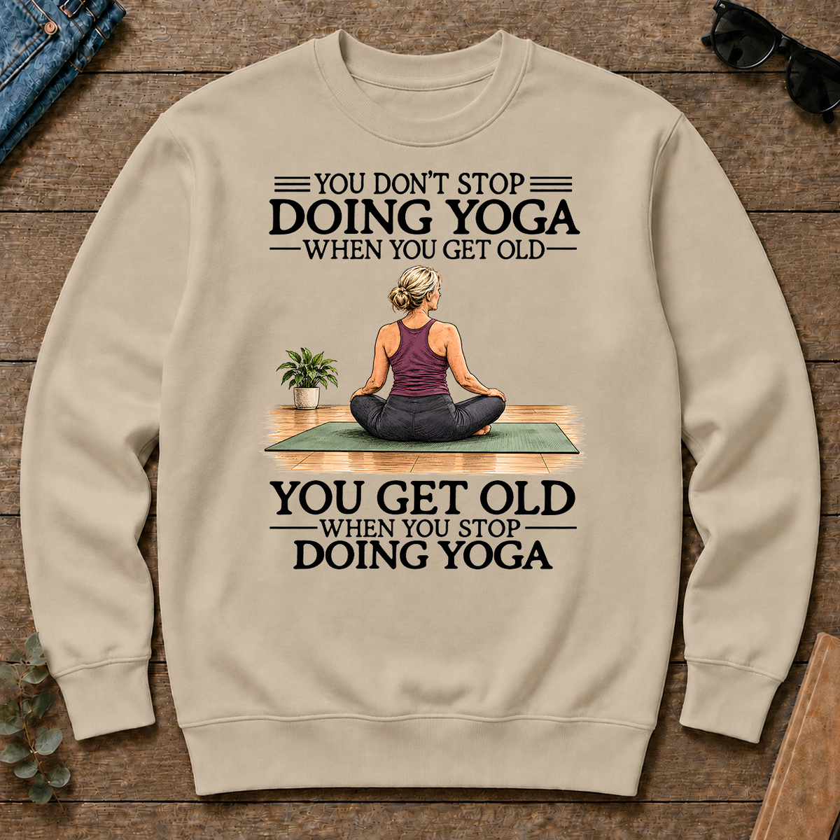 Don't Stop Doing Yoga Woman - sand - CS2D-Sand