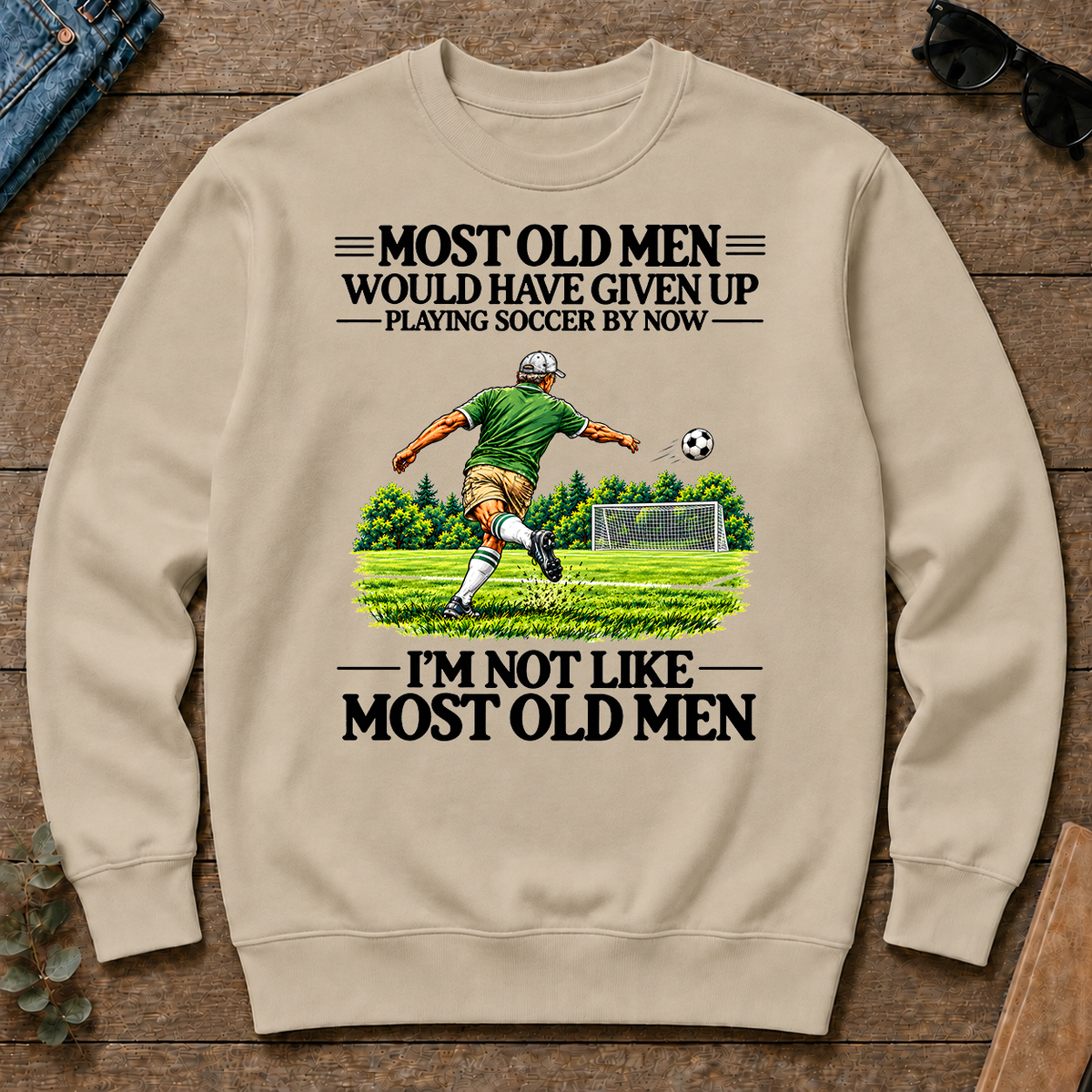 Most Old Man Would Have Given Up Playing Soccer - sand - CS2D-Sand