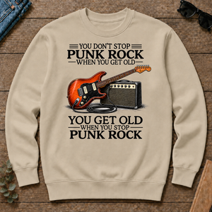 Don't Stop Playing Punk Rock Vintage Art - sand - CS2D-Sand