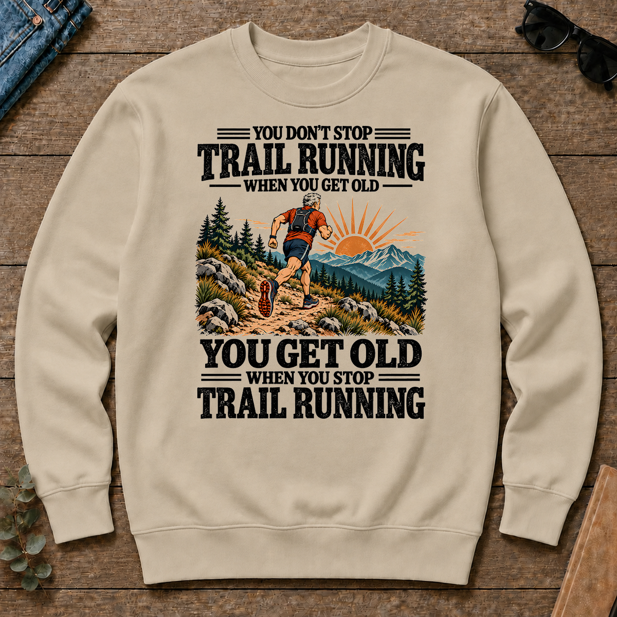 You Get Old When You Stop Trail Running - sand - CS2D-Sand