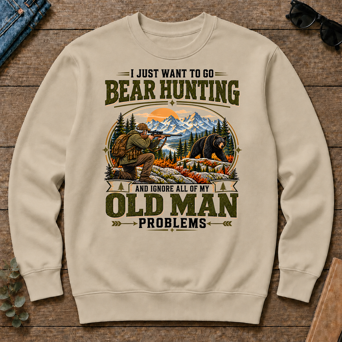 I Just Want To Go Bear Hunting & Ignore All Old Man Problems - sand - CS2D-Sand