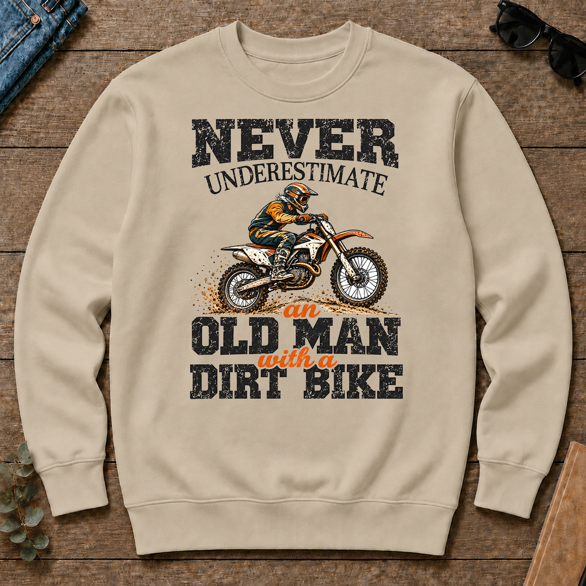 Never Underestimate An Old Man With A Dirt Bike - sand - CS2D-Sand