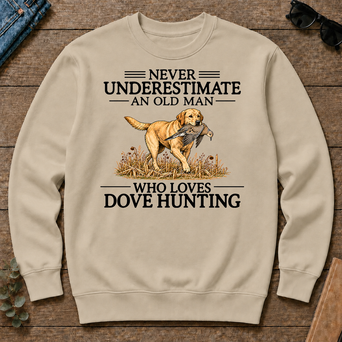 Never Underestimate An Old Man Who Loves Dove Hunting Art - sand - CS2D-Sand