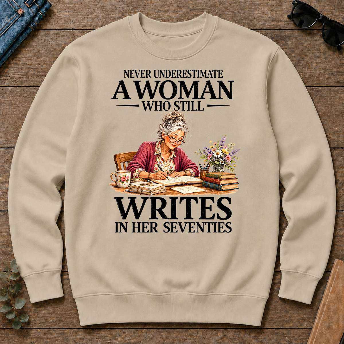 Funny A Woman Still Writes In Her Seventies - sand - CS2D-Sand
