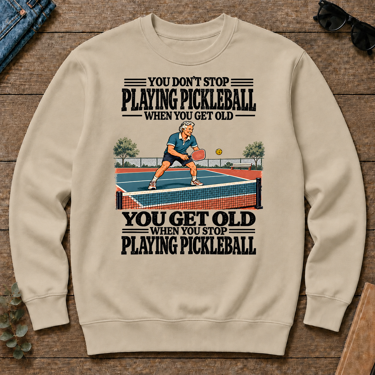 You Get Old When You Stop Playing Pickleball - sand - CS2D-Sand