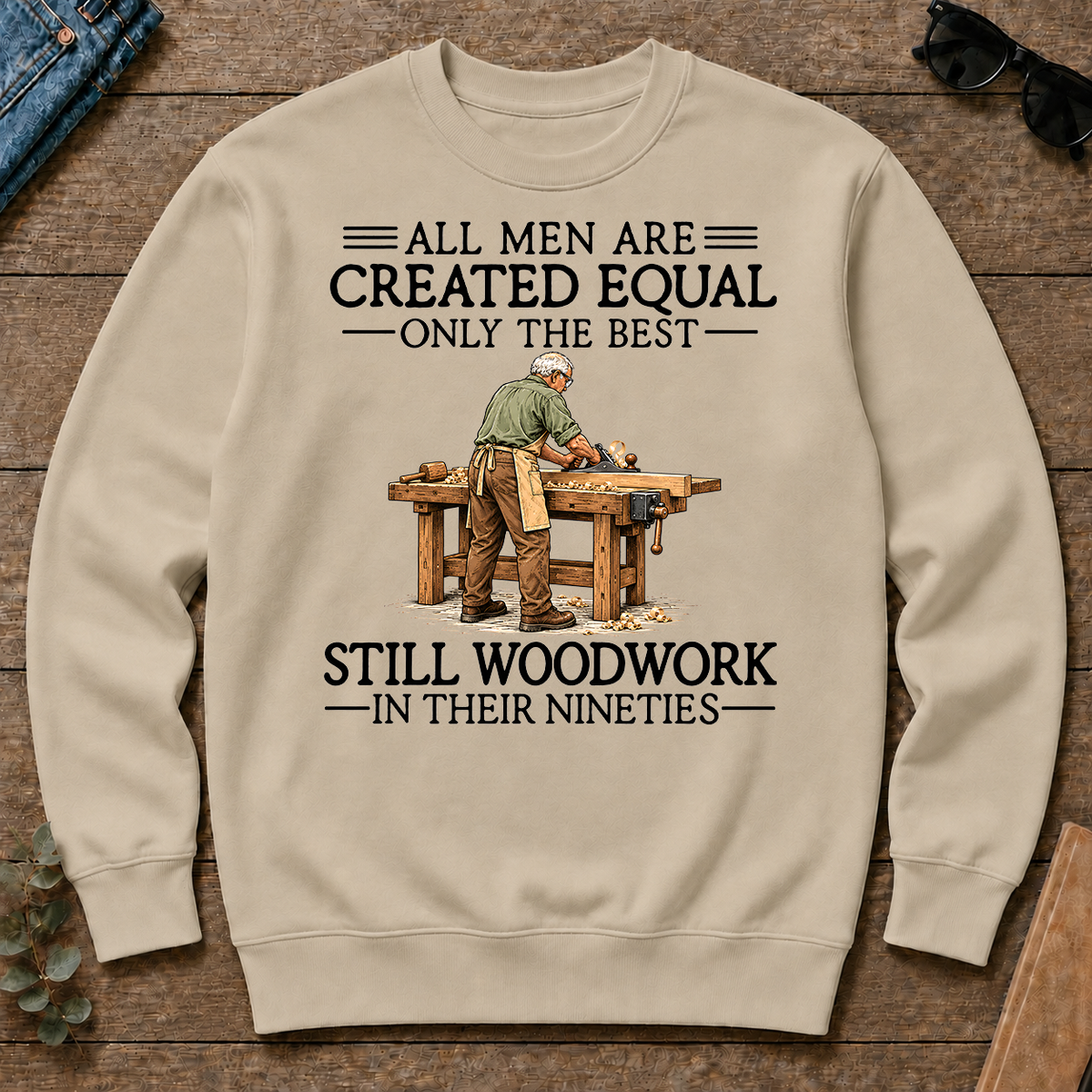 All Men Are Created Equal Only The Best Still Woodwork 90s - sand - CS2D-Sand