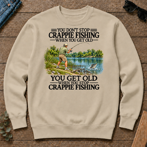 Don't Stop Crappie Fishing Vintage - sand - CS2D-Sand