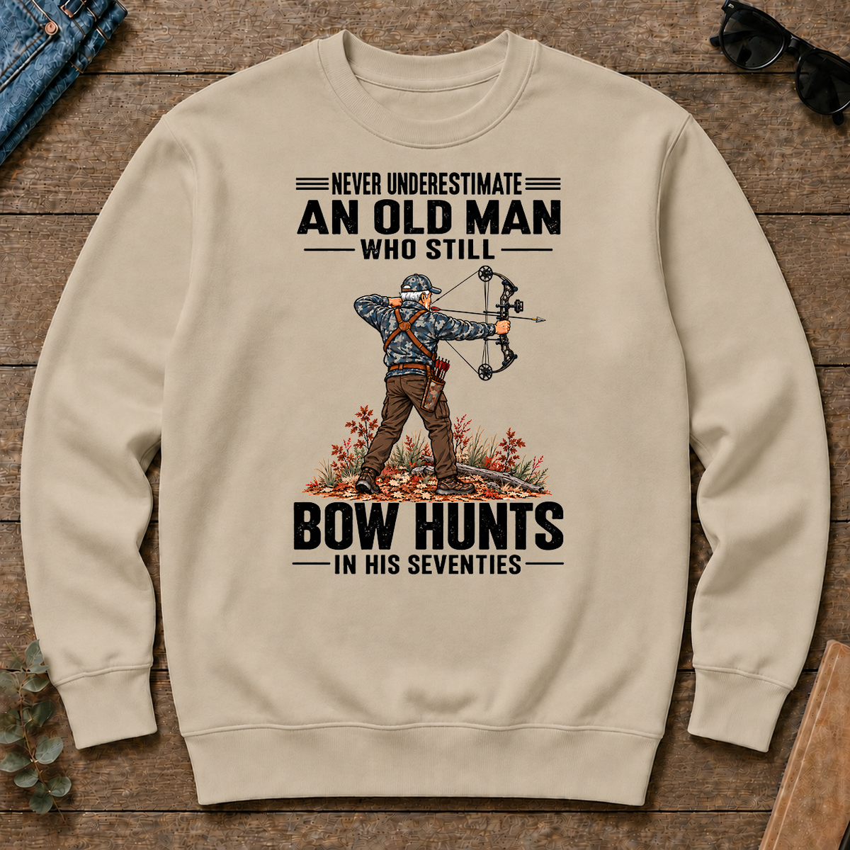 An Old Man Still Bow Hunts In His 70s - sand - CS2D-Sand