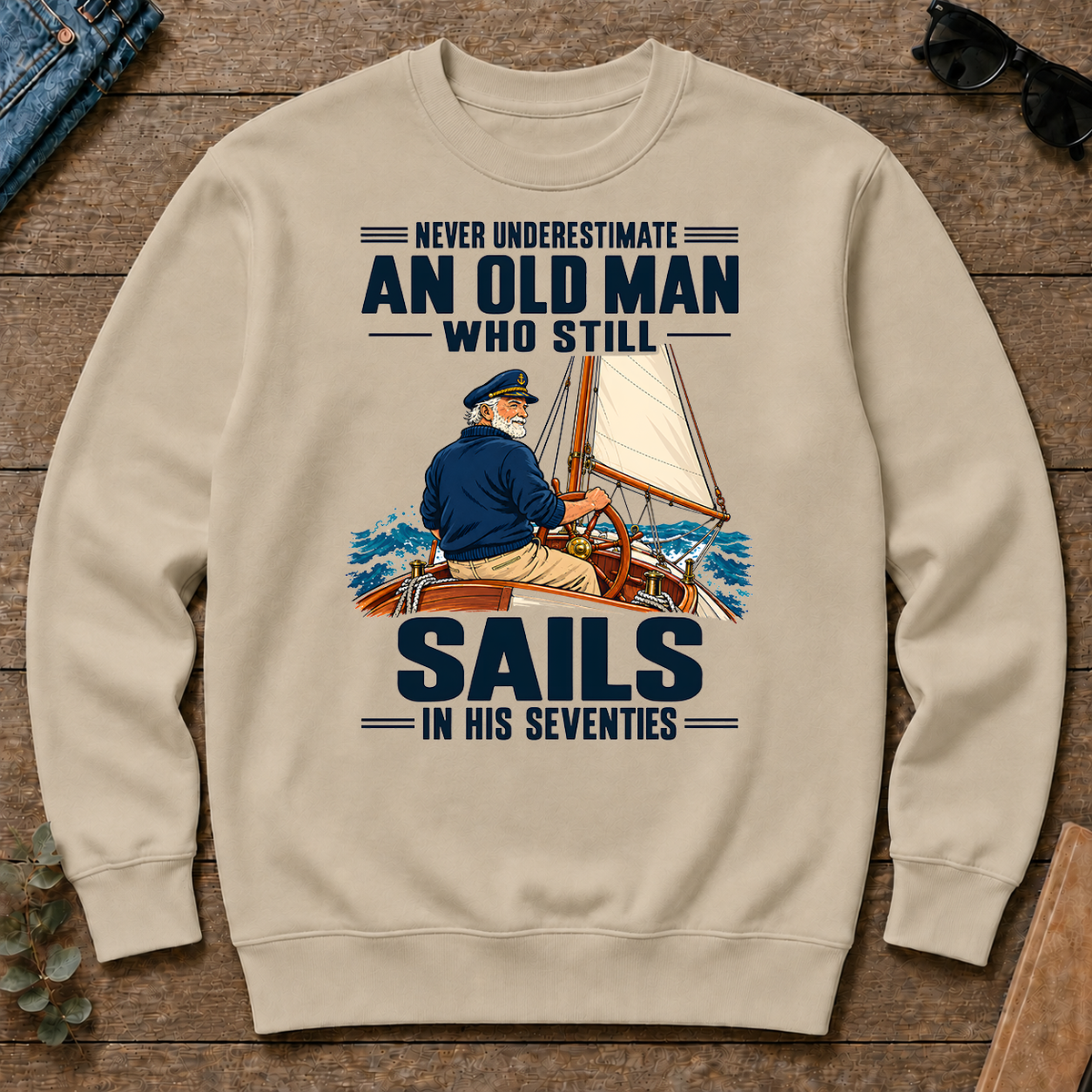 Never Underestimate An Old Man Sails In His 70s - sand - CS2D-Sand
