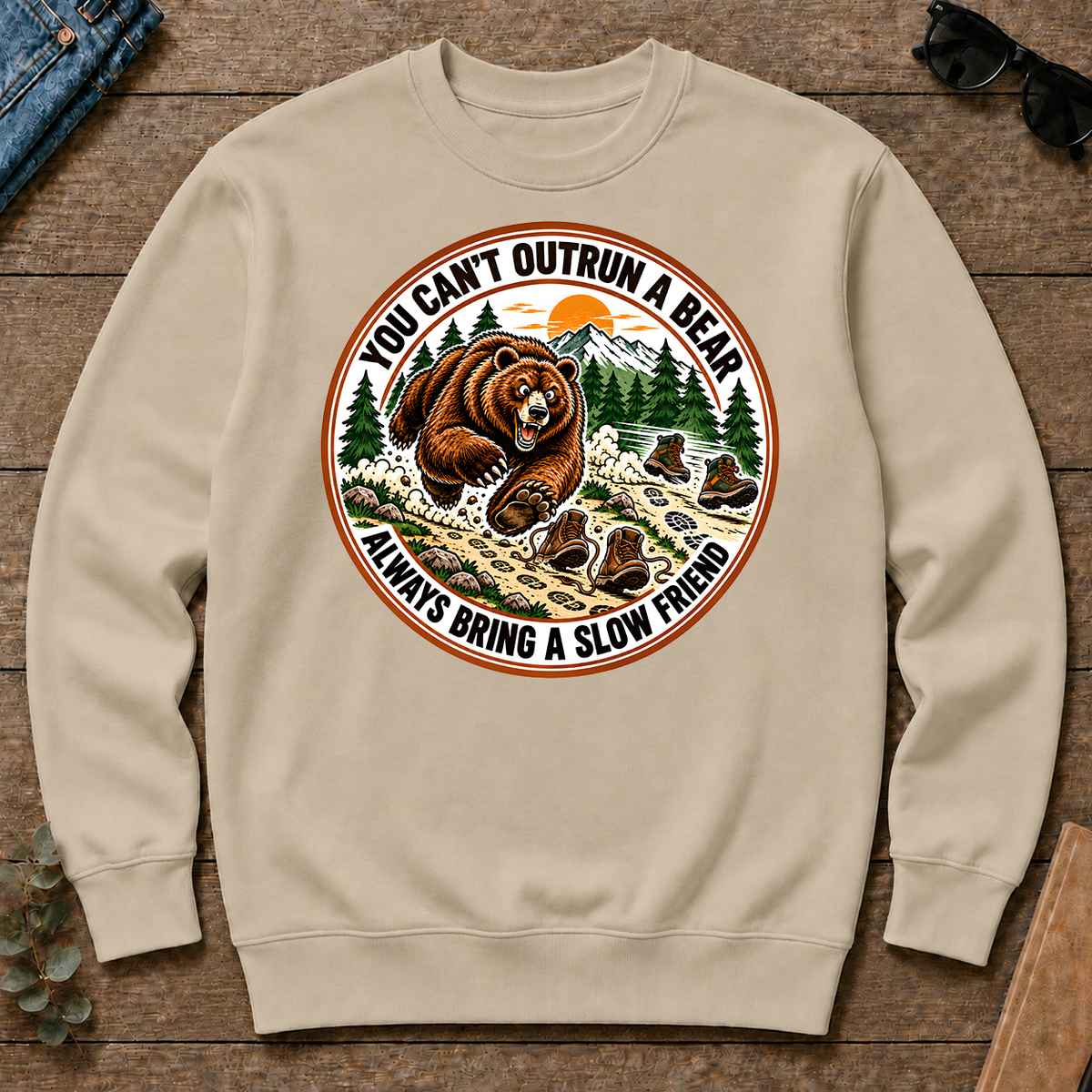 Funny You Can't Outrun A Bear Always Bring A Slow Friend - sand - CS2D-Sand