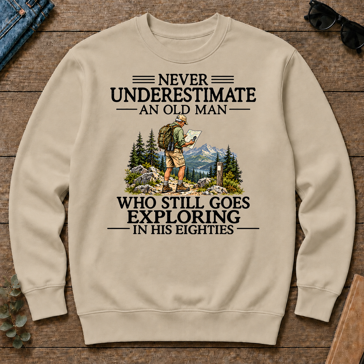 Never Underestimate An Old Man Exploring 80s - sand - CS2D-Sand