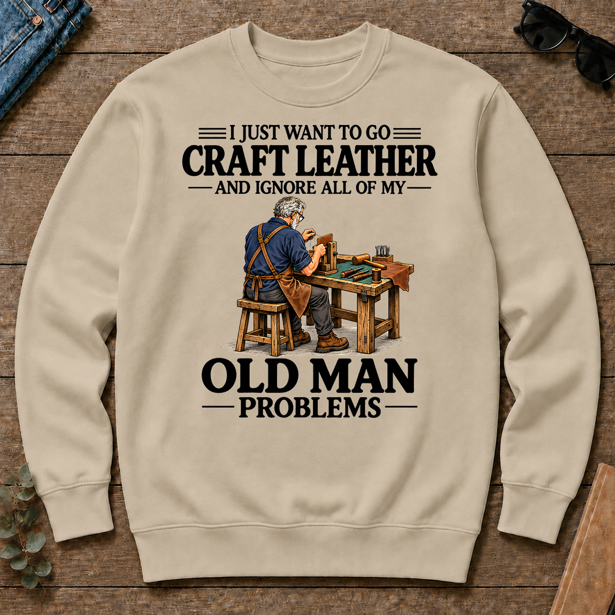 I Just Want To Craft Leather Vintage - sand - CS2D-Sand