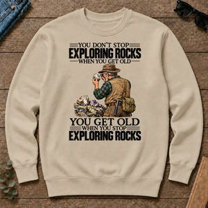 Vintage You Get Old When You Stop Exploring Rocks - sand - CS2D-Sand