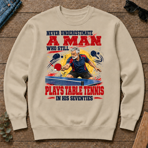 A Man Still Plays Table Tennis In His 70s - sand - CS2D-Sand