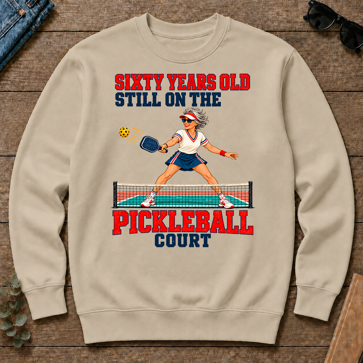 Sixty Years Old, Still On The Pickleball Court - sand - CS2D-Sand
