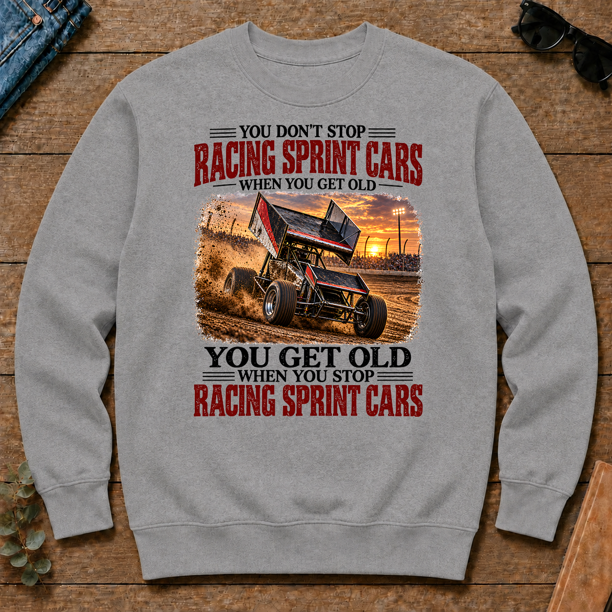 Racing Sprint Cars You Get Old When You Stop - sport-grey - CS2D-SportGrey