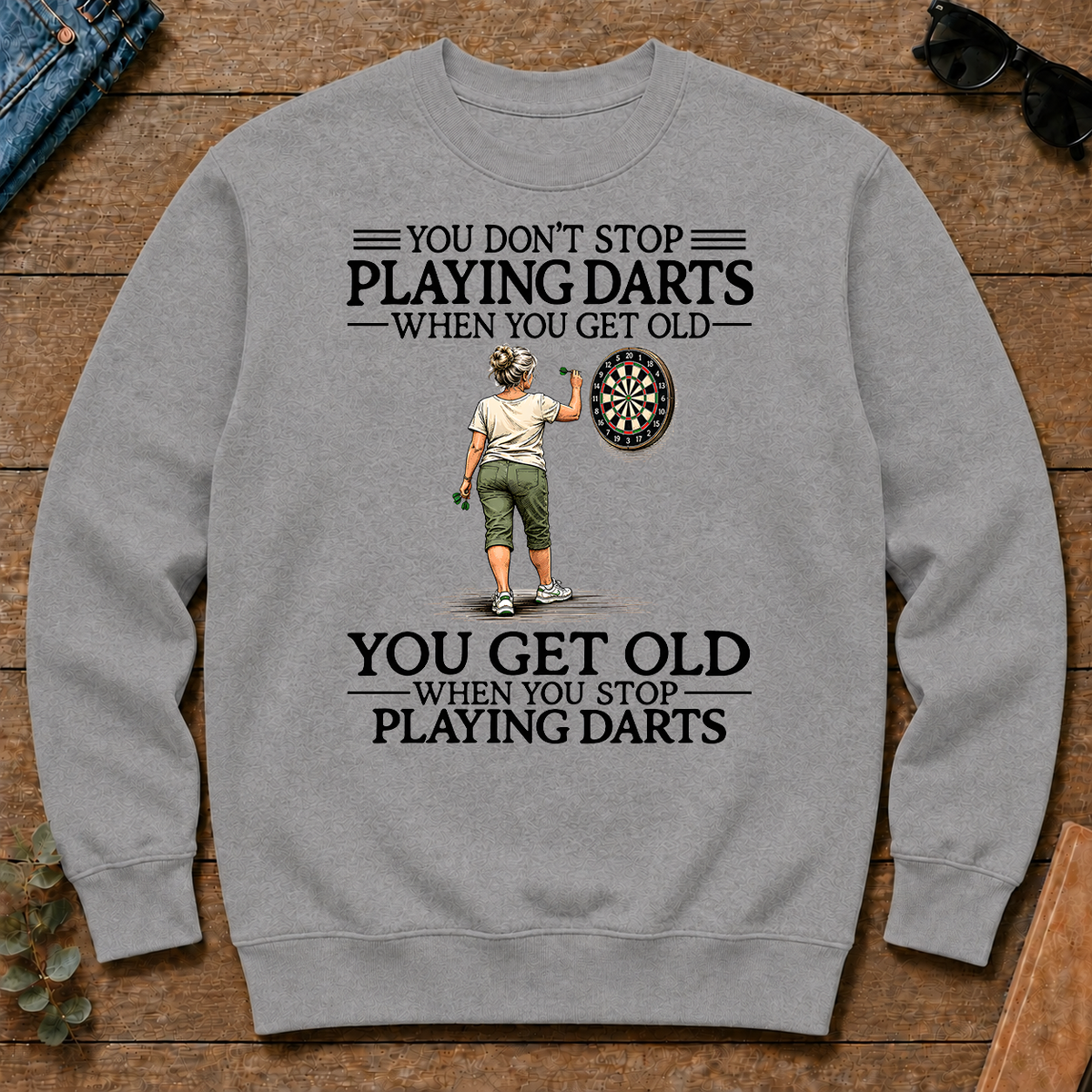 Don't Stop Playing Darts - sport-grey - CS2D-SportGrey