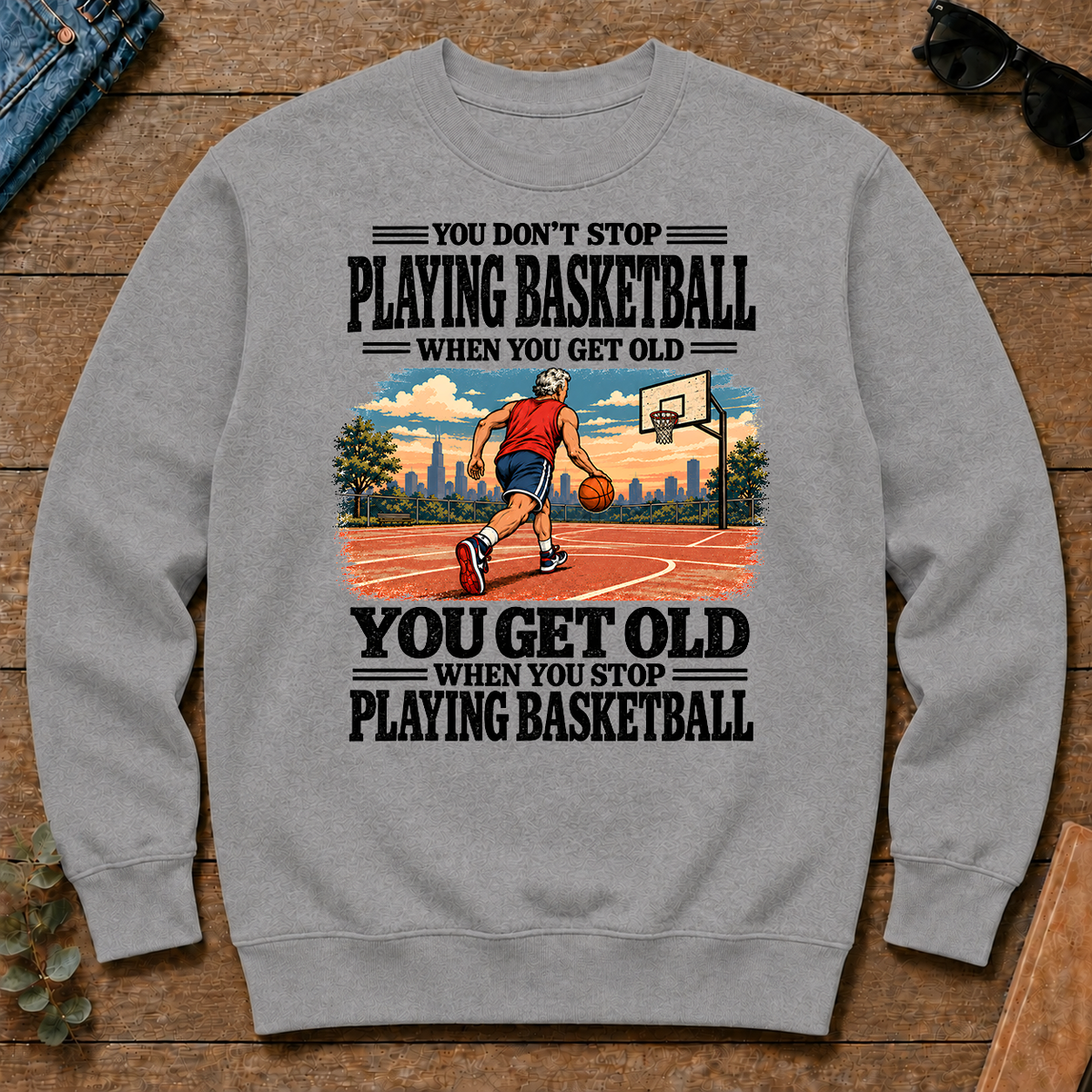 You Get Old When You Stop Playing Basketball - sport-grey - CS2D-SportGrey