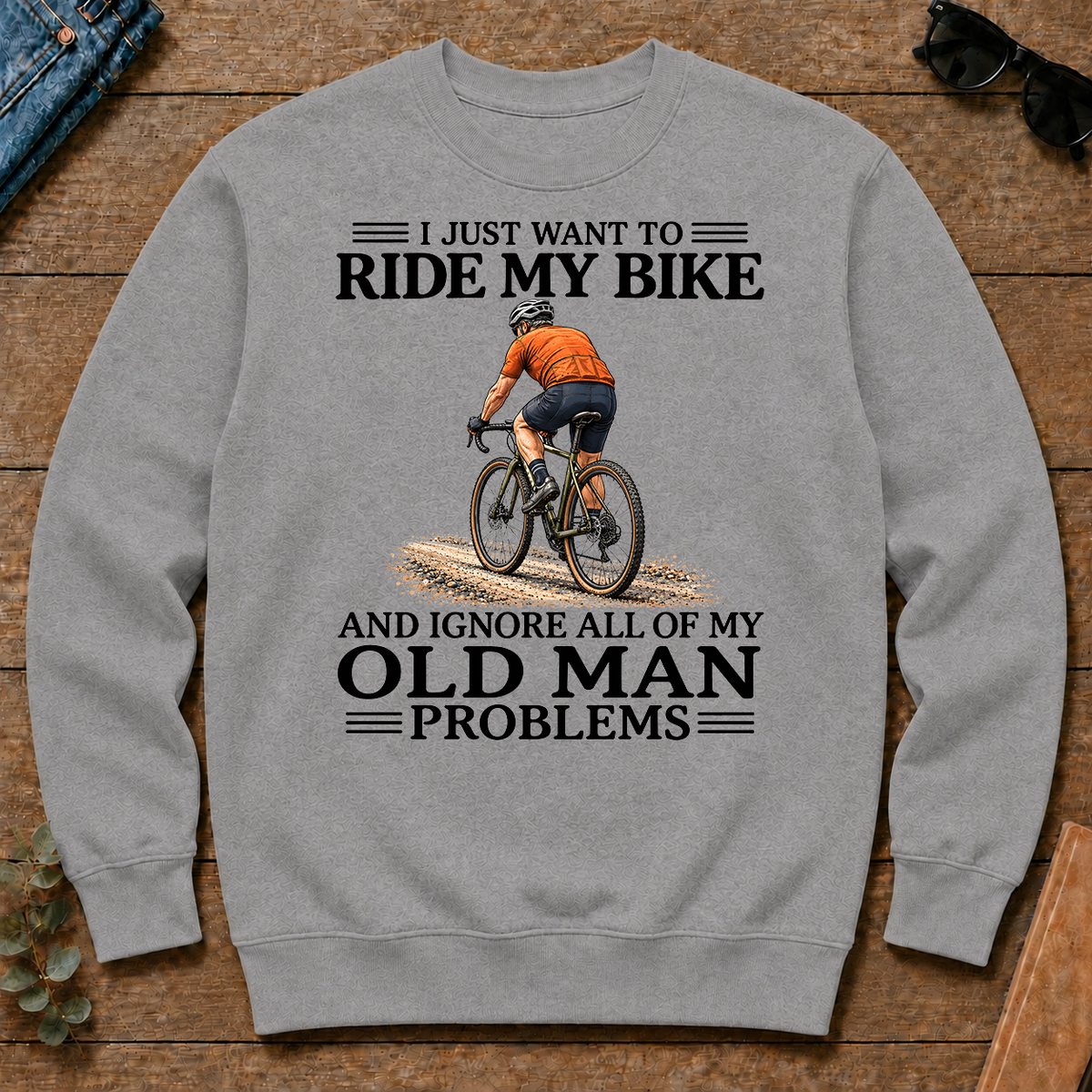 I Just Want To Ride My Bike - sport-grey - CS2D-SportGrey