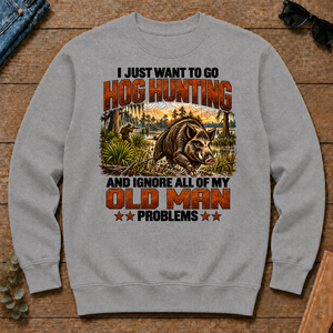 I Just Want To Go Hog Hunting Vintage - sport-grey - CS2D-SportGrey