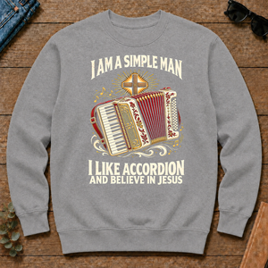 I Like Accordion & Believe In Jesus - sport-grey - CS2D-SportGrey