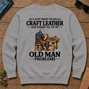 I Just Want To Craft Leather Vintage - sport-grey - CS2D-SportGrey