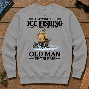 I Just Want To Go Ice Fishing - sport-grey - CS2D-SportGrey