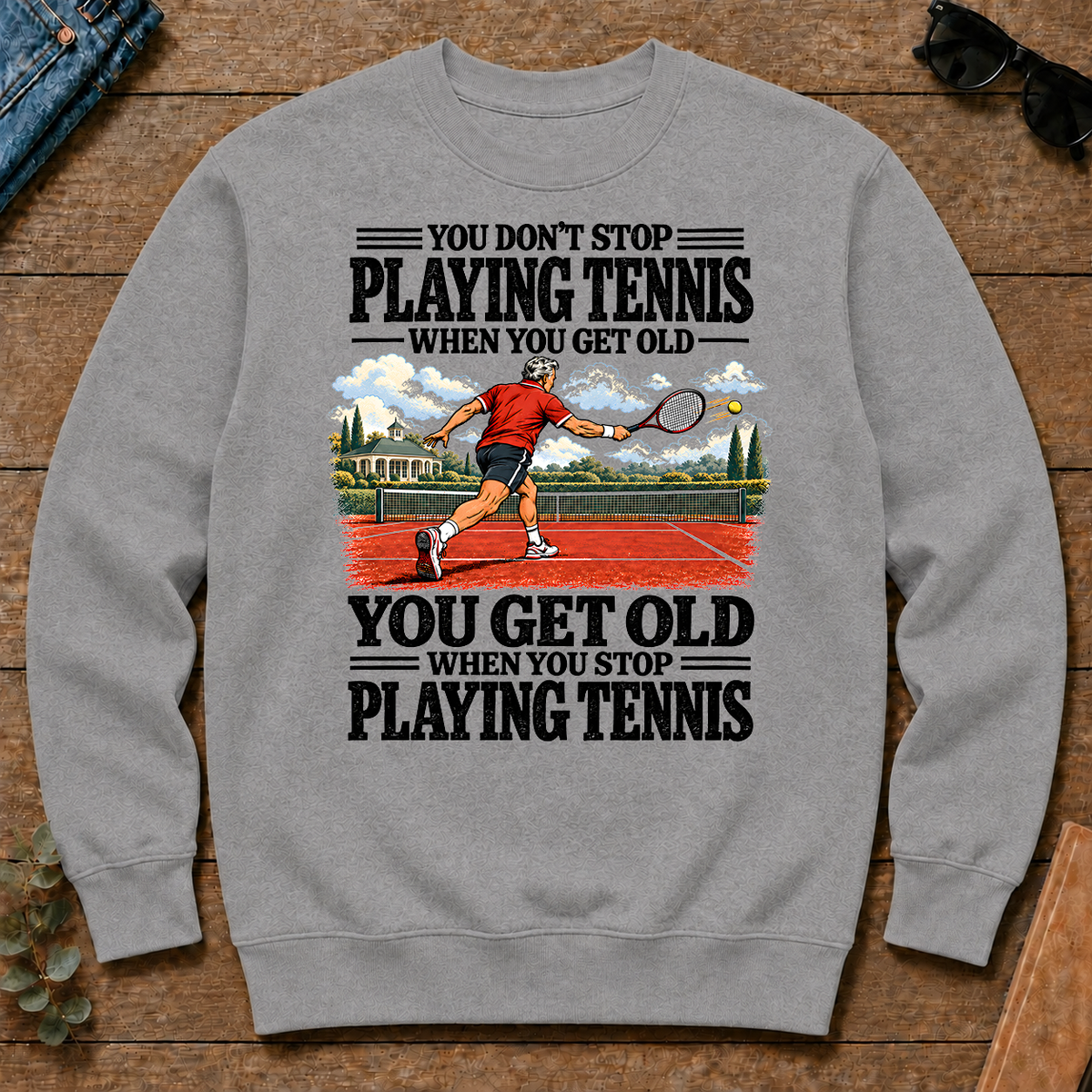 You Get Old When You Stop Playing Tennis - sport-grey - CS2D-SportGrey