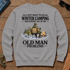 I Just Want To Winter Camping - sport-grey - CS2D-SportGrey