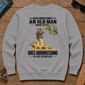 An Old Man Still Goes Birdwatching In His 70s - sport-grey - CS2D-SportGrey
