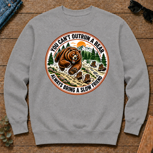 Funny You Can't Outrun A Bear Always Bring A Slow Friend - sport-grey - CS2D-SportGrey