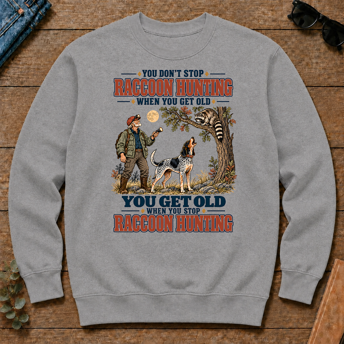 You Get Old When You Stop Raccoon Hunting With Bluetick - sport-grey - CS2D-SportGrey