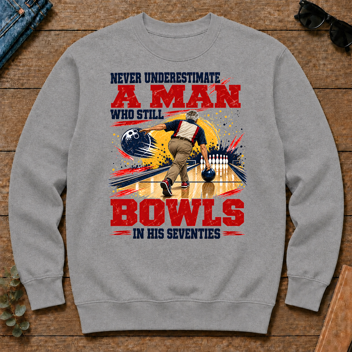 A Man Still Bowls In His 70s - sport-grey - CS2D-SportGrey